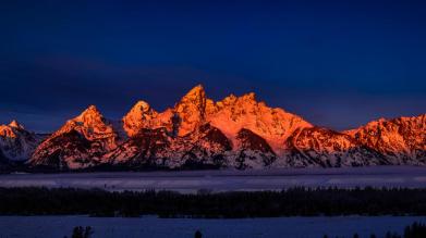 Teton sunset